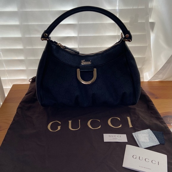 Gucci Guccissima Abbey D-Ring Shoulder Bag - Picture 11 of 11